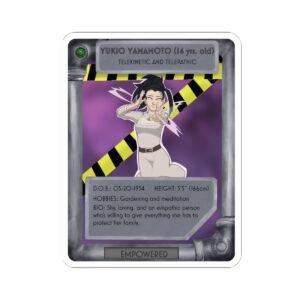 Yukio Yamamoto Hero Card Kiss-Cut Stickers