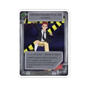 George Dillard Hero Card Kiss-Cut Stickers